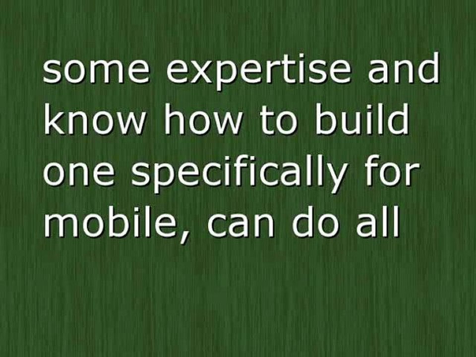 Making a Mobile Website, Tap Into Local Search