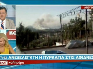 Φωτιά στις Αφίδνες