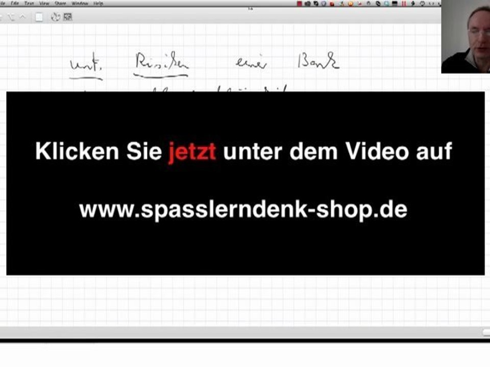 unternehmerische Risiken einer Bank