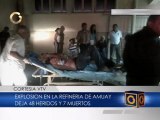 Piden calma tras explosión en refinería de Amuay