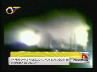 Fuga de gas causó explosión en Amuay