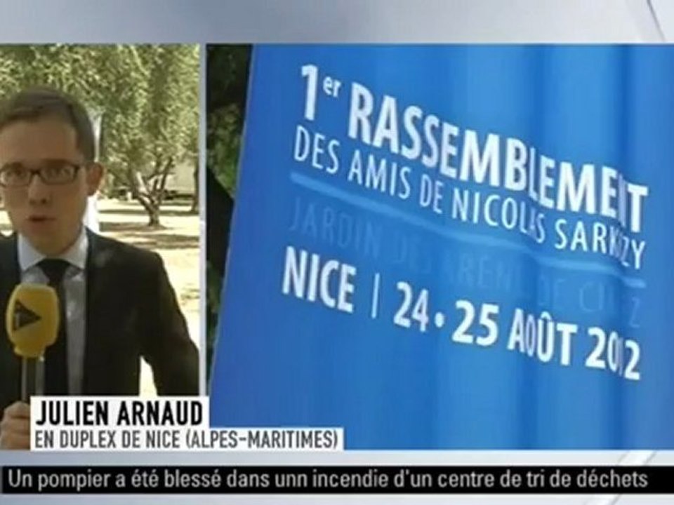 Itélé Nice 1er Rassemblement des Amis de Nicolas SARKOZY