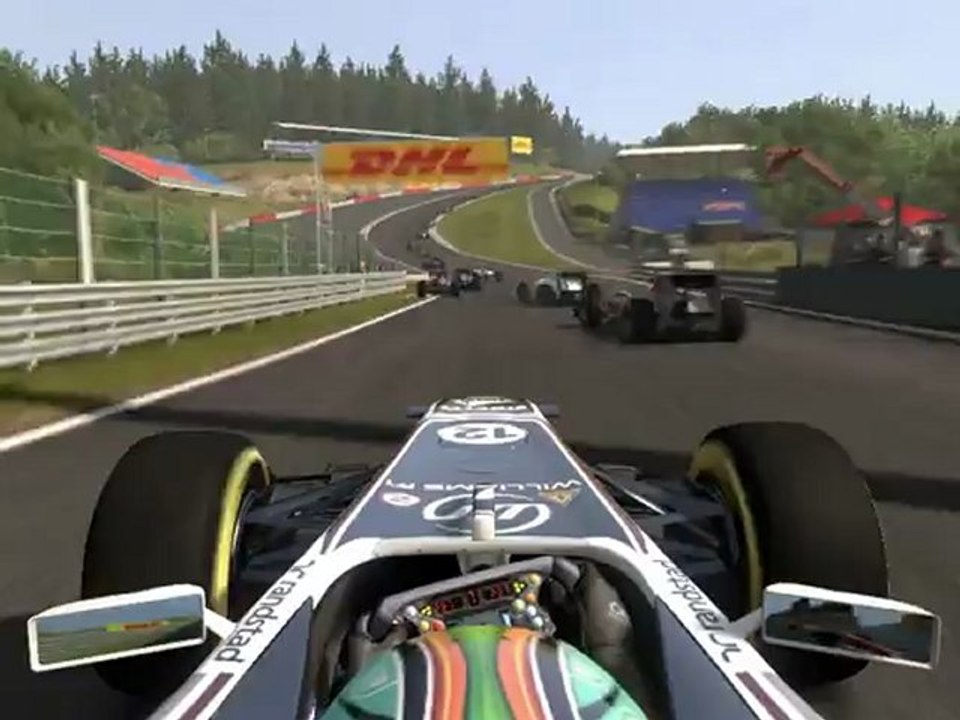 F1 2011 - GP de Belgique - Départ en onboard