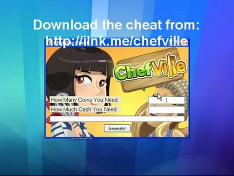 ChefVille CHEAT - Chefville Hack For Coins and Cash