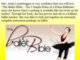 Ballet Bible Review - Lessons for Beginners