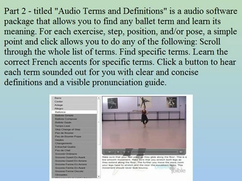 Ballet class online - The Ballet Bible Review 4 All