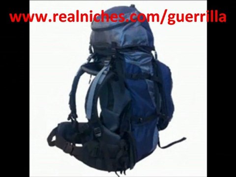 Guerrilla Packs Voltij Travel Backpack with Detatchable Daypack