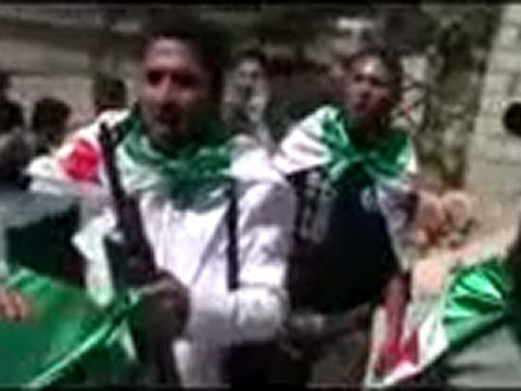 Syria فري برس اللاذقية مظاهرة جمعة لا تحزني درعا إن الله معنا(مصيف سلمى 24-8-2012 ج2