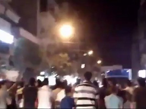 Syria فري برس حلب الأشرفية مظاهرة جمعة لاتحزني درعا الله معنا 24 8 2012