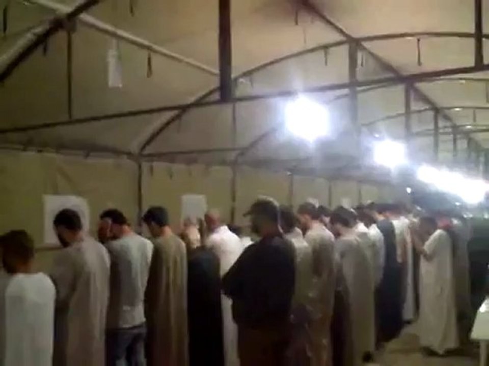 Syria فري برس  حمص _ القريتين_صلاة الغائب على الشهيد عمر الباكير  24-8-2012