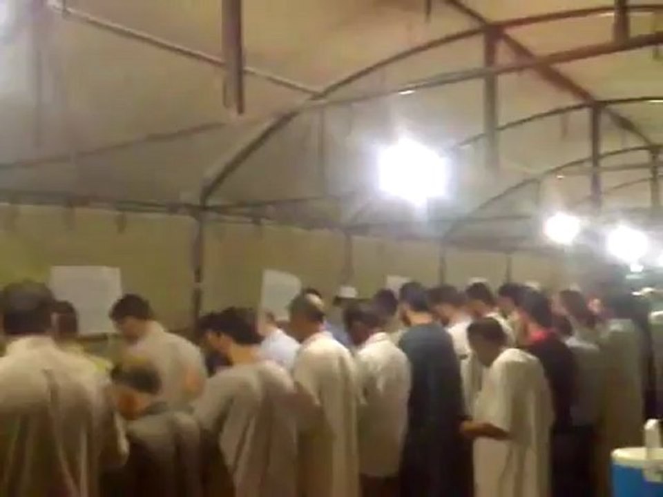 Syria فري برس  حمص_القريتين _الدعاء للشهيد عمرالباكير بعد صلاة الغائب  24-8-2012