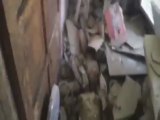 Syria فري برس  دير الزور تدمير المنازل في حي الجبيلة بديرالزور 25-8-2012