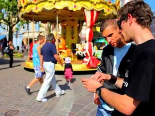 Les lave-mains WC WiCi Concept dans une originale démonstration