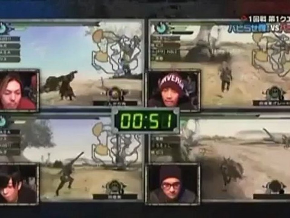 Mami Sasazaki and other Artist´s play Monster Hunter 3 part 1/2