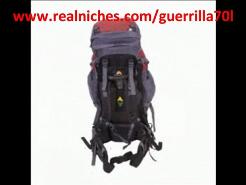 Guerrilla Packs - 70l Internal Frame Fully Adjustable Hiking Tra