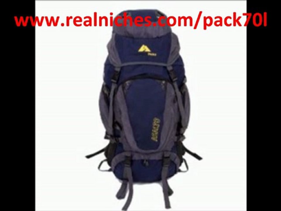 Guerrilla Packs - 70l Internal Frame Fully Adjustable Hiking Tra