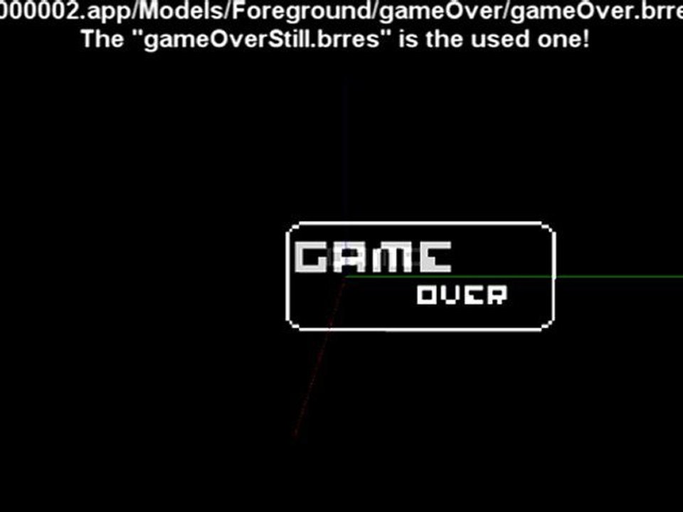 BitTrip Beat Unused Different Game Over Screen