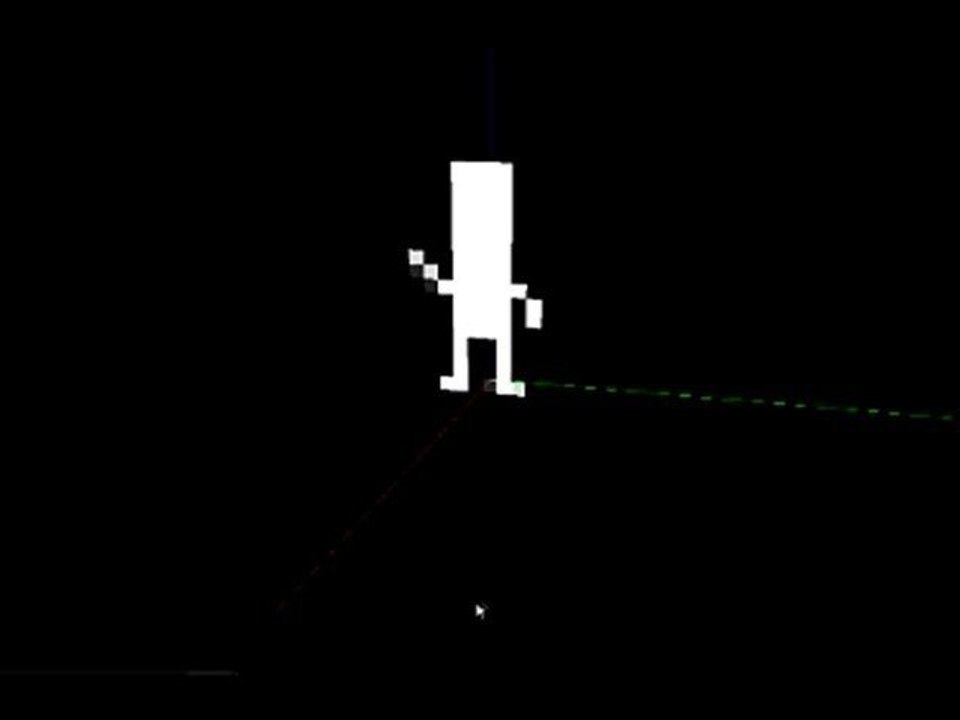 Bit.Trip Runner: Unused Idle Animation