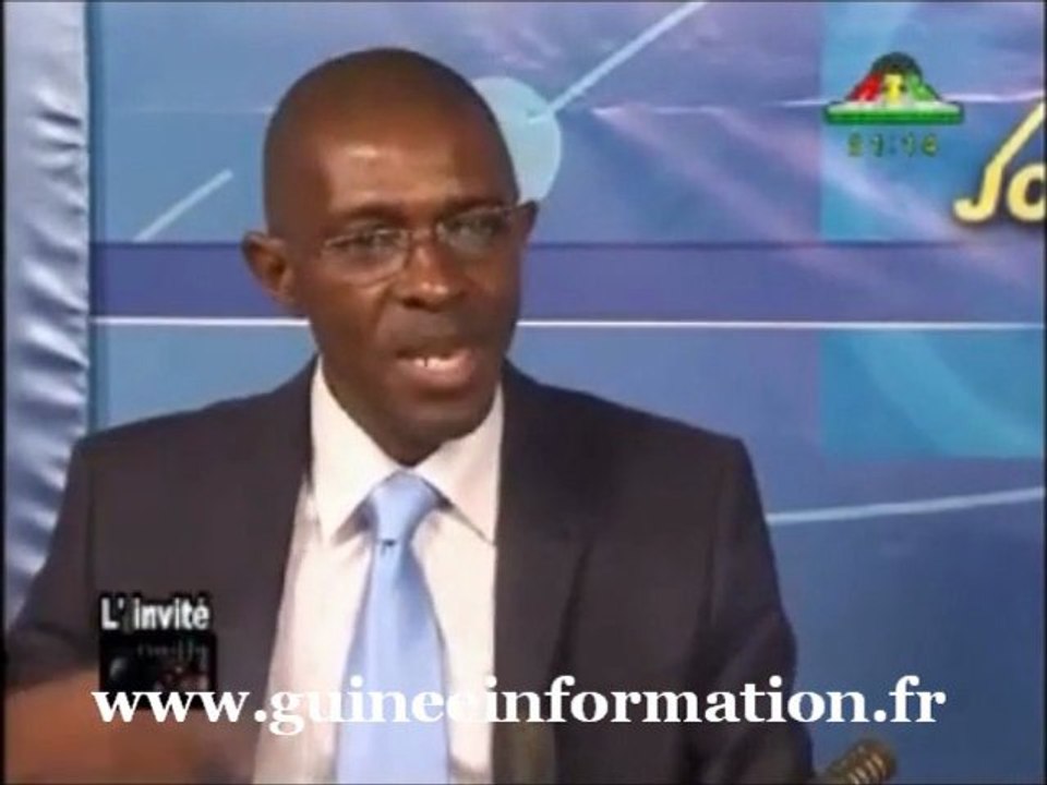 Mohamed Diaré, Ministre guinéen délégué au Budget, invité de la RTG