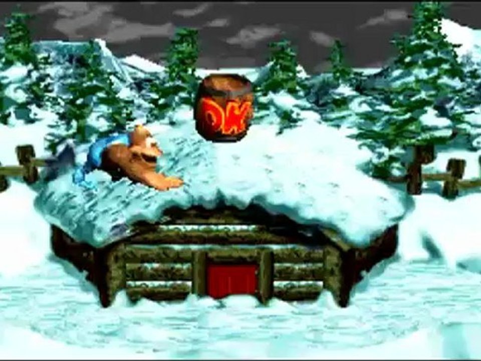 Donkey Kong Country 3 - Unused Barrel