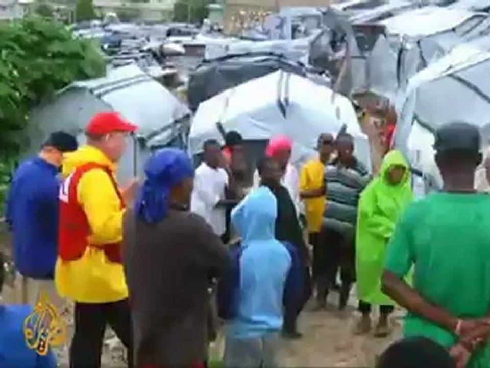 Storm Isaac sweeps through Haiti