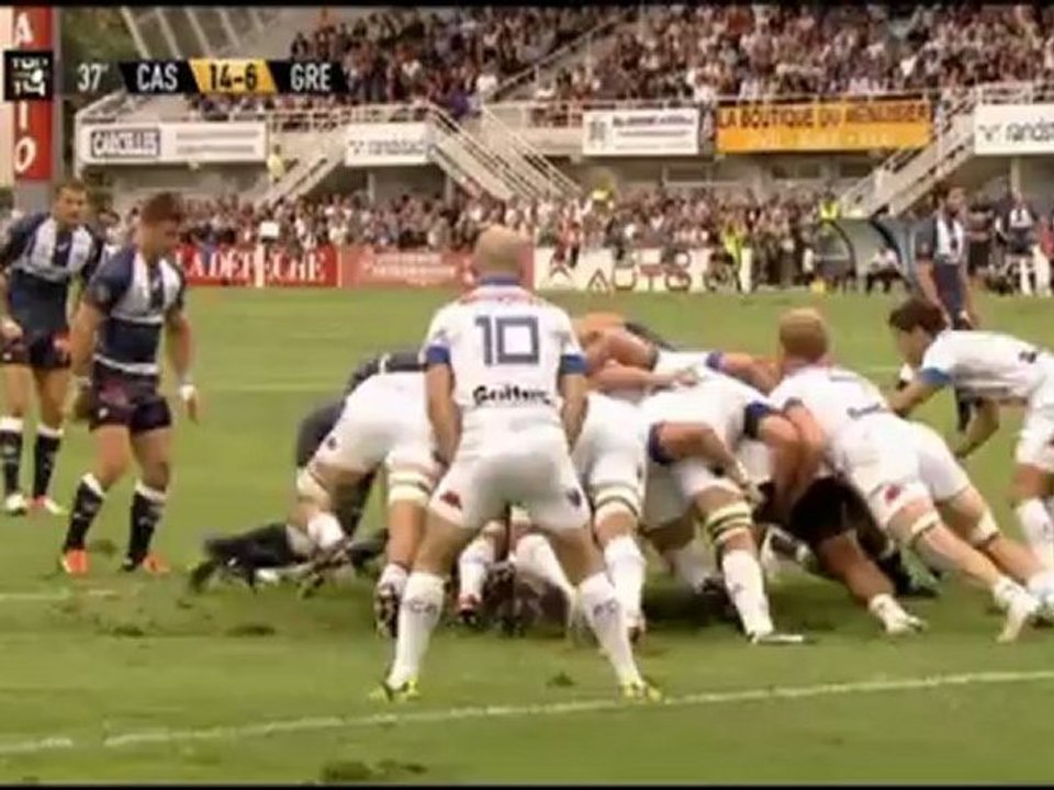 Castres - Grenoble: 30-13, J2 - saison 2012-2013