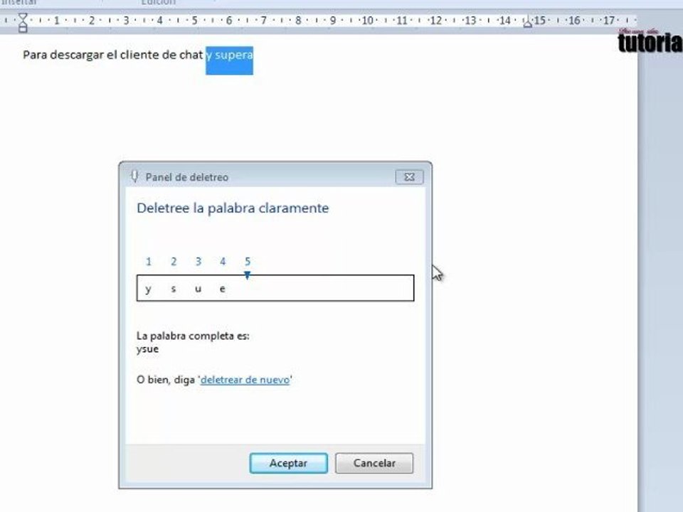 Configurar el reconocimiento de voz para que reconozca nombres de programas
