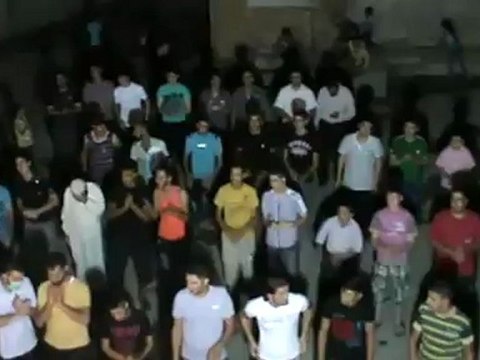 Syria فري برس حماة المحتلة مظاهرة باب قبلي 25-8-2012