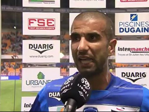Interview de fin de match : ESTAC Troyes - FC Lorient - saison 2012/2013