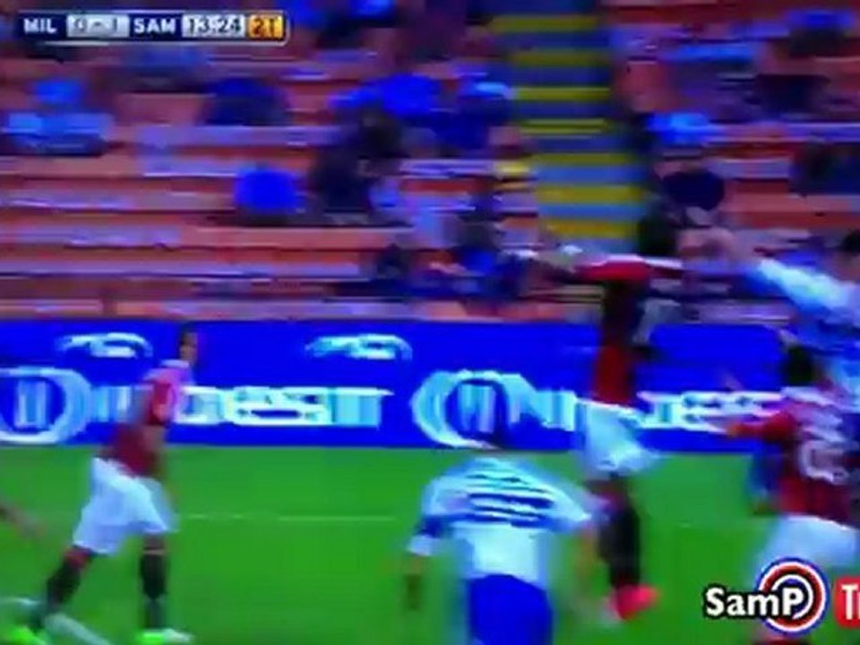 SampTube90 - Gol di Costa in Milan - Sampdoria 0-1 - Sky Sport HD
