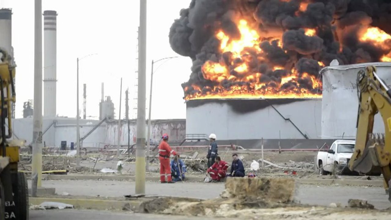 Explosión en refinería de PDVSA