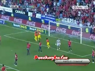 أهداف مباراة برشلونة 2×1 اوساسونا - الدوري الاسباني
