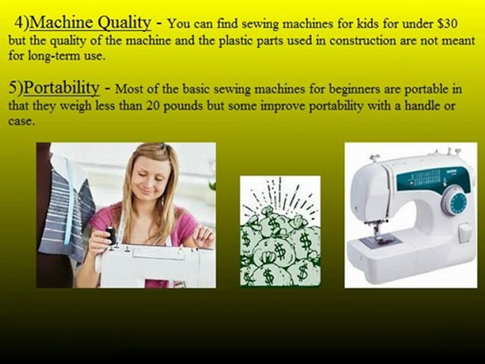 Sewing Machines for Beginners - Get Your Information for Sewing Machines for Beginners Here!