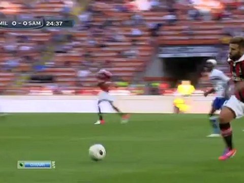 Милан - Сампдория 1-й тайм