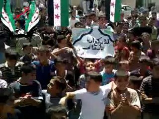 Syria فري برس  ادلب    كفرسجنة    مظاهرة الاحرار  نصرة   لاريحا وللمدن  التي تحت القصف     26   8   2012
