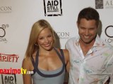 Amy Paffrath and Drew Seeley at Aid Still Required 