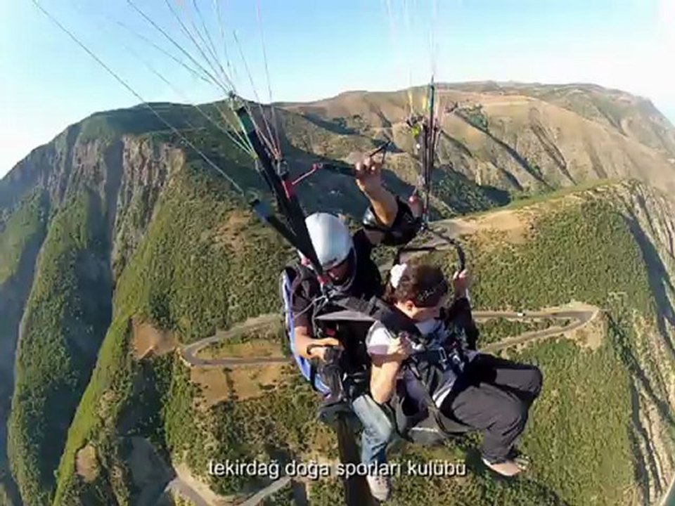 tekirdağ yamaç paraşütü uçuşları 25 ağustos 2012  www.tedohavk.com