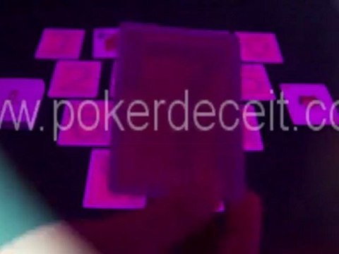 краплеными картами -Dal negro Texas Holdem -invisible marked cards