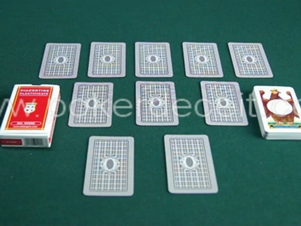 краплеными картами----Italy Piacentine Dal negro----invisible marked cards