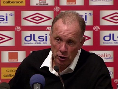 Conférence de presse AS Nancy Lorraine - Toulouse FC : Jean FERNANDEZ (ASNL) - Alain CASANOVA (TFC) - saison 2012/2013