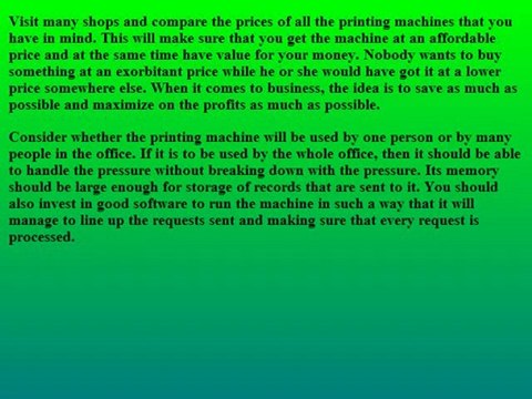 Tips For Choosing An Invoice-Printing Machine