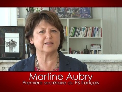 Martine Aubry / Rencontres d'été 2012