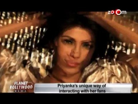 Priyanka's unique way of interacting with her fans