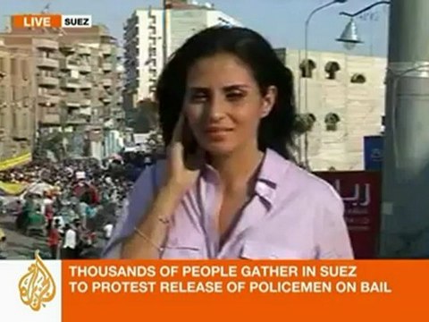 Sherine Tadros reports from Suez