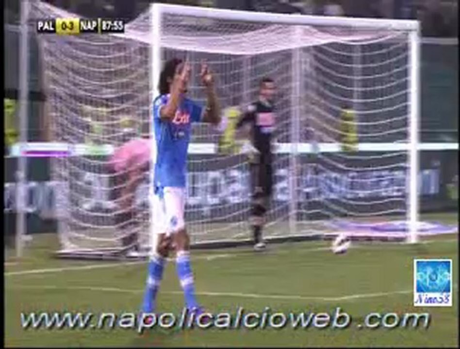 1^ gionata serie A  26-08-2012 Palermo Napoli  0 - 3 i gol Napolicalcioweb.com