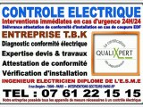 ATTESTATION DE CONFORMITE ELECTRIQUE - tel / 0761221515 PARIS