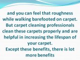 Advantages of hiring carpet cleaning professionals