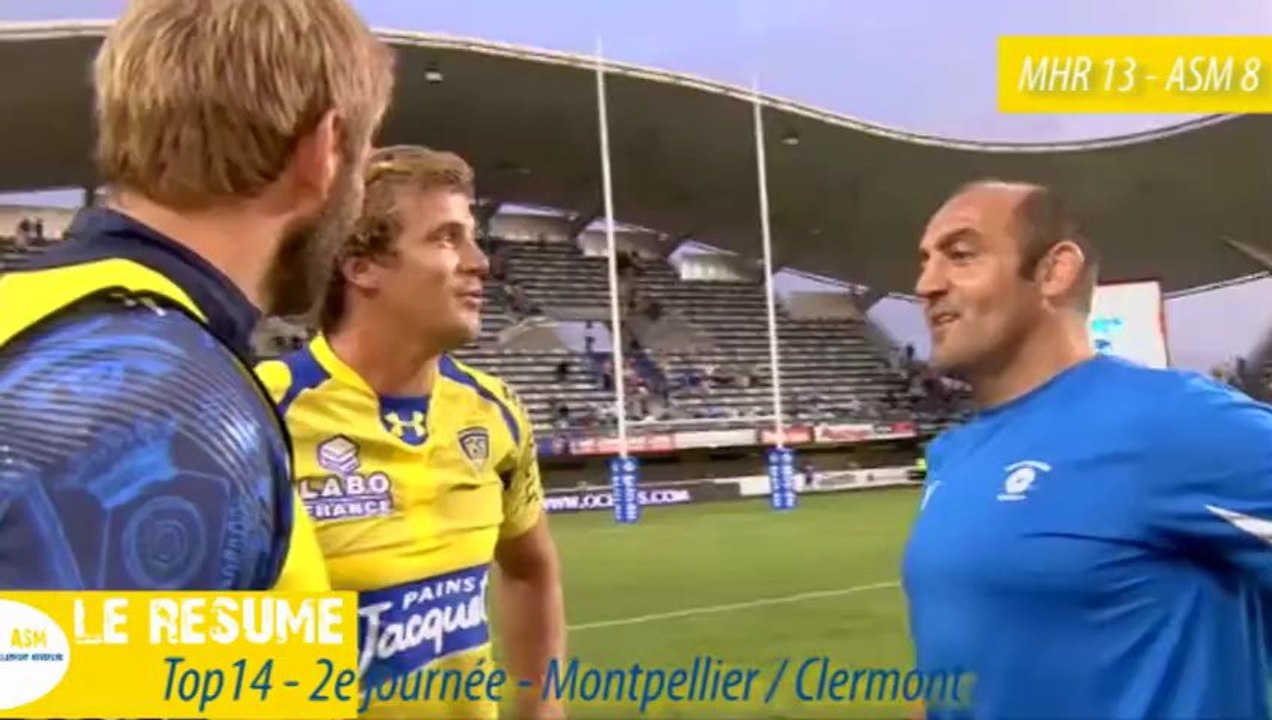 Top14 2012-2013 J2 - Montpellier-Clermont : le résumé