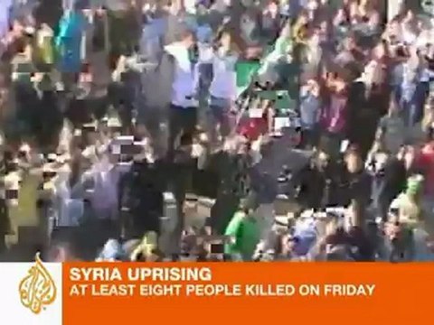 Deaths reported as Syrians stage protests