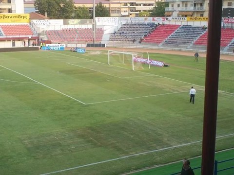 Ο κάκιστος αγωνιστικός χώρος στο Δημοτικό Στάδιο Βέροιας